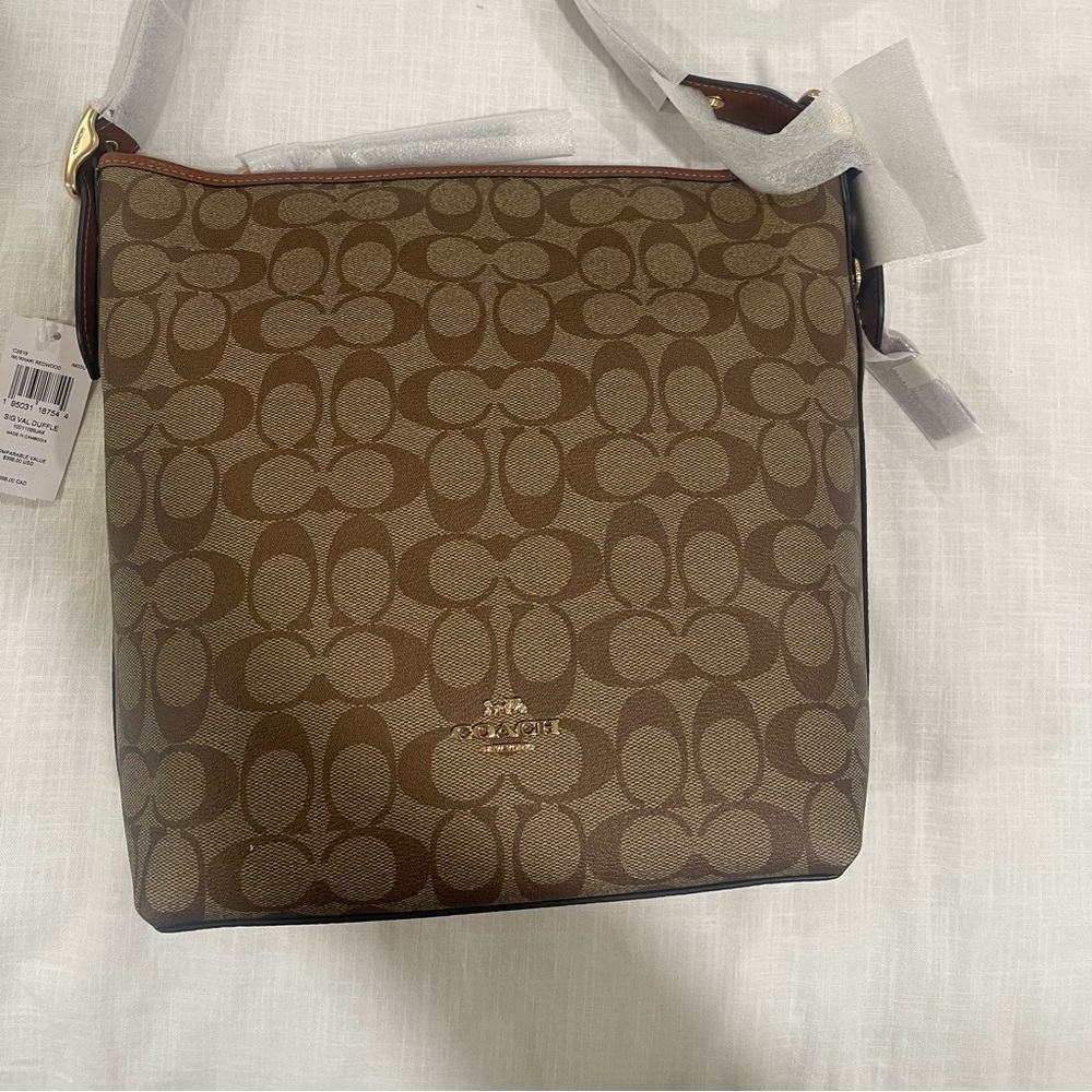 Coach duffel shoulder bag